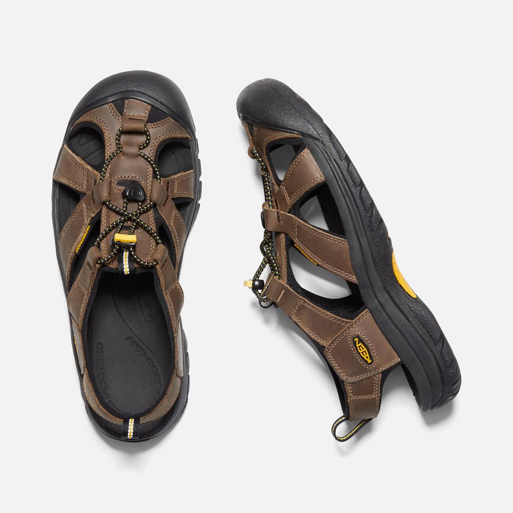 Sandalias Keen Mexico Marrom/Negros - Hombre Venice - AK7586130